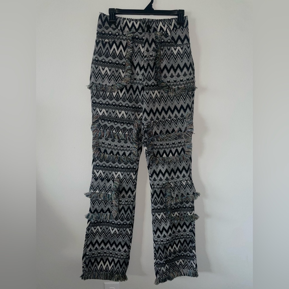 Rockstar Original Mikala Black Tapestry Staked Women’s Small Pants